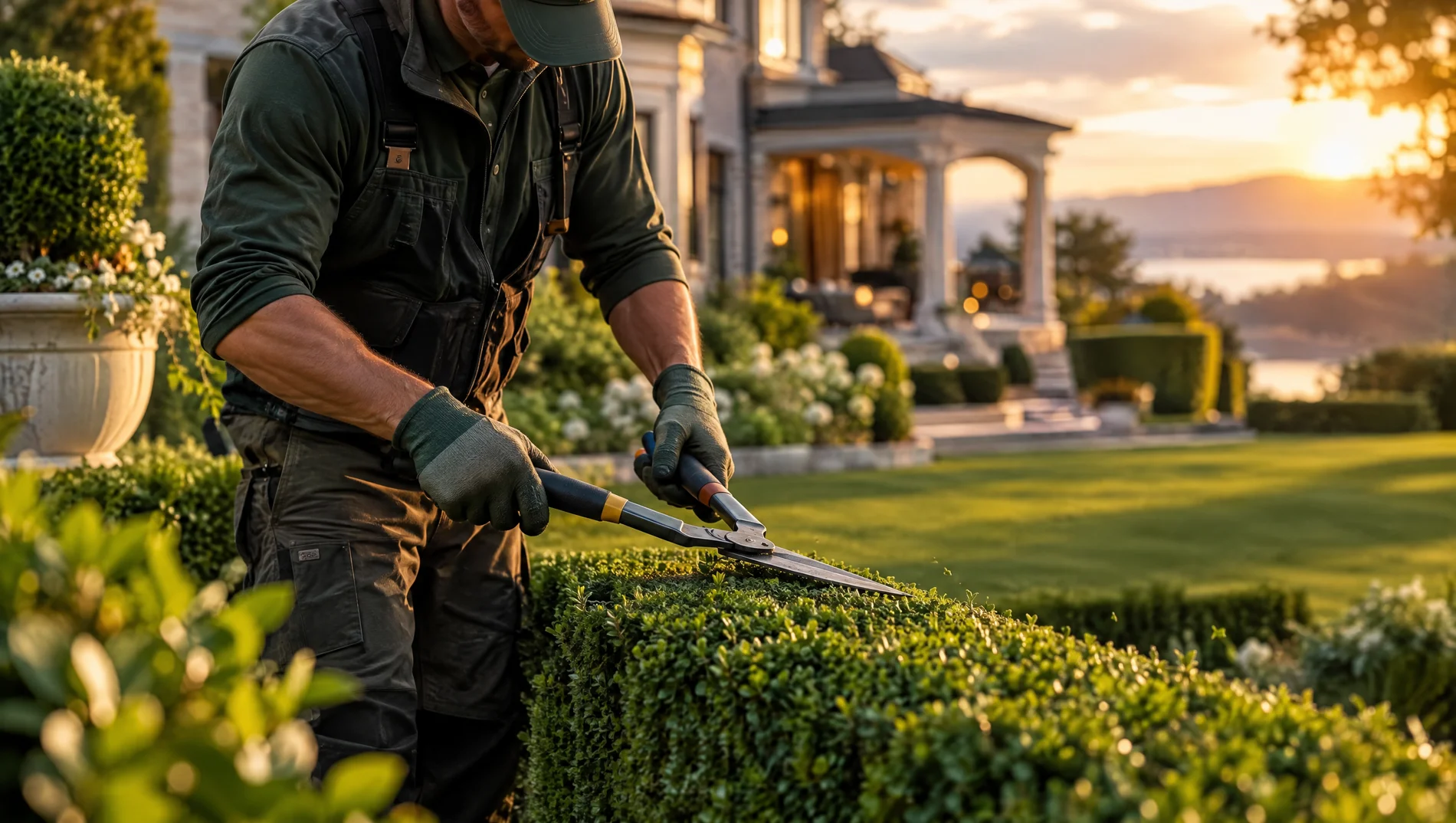 Landscaping work in the Columbus area