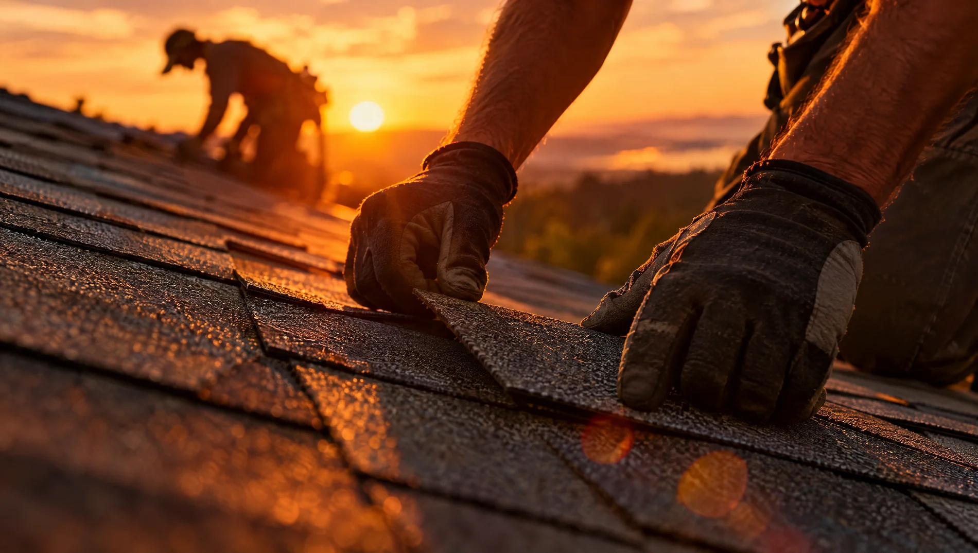 Roofing work in the Kansas City area